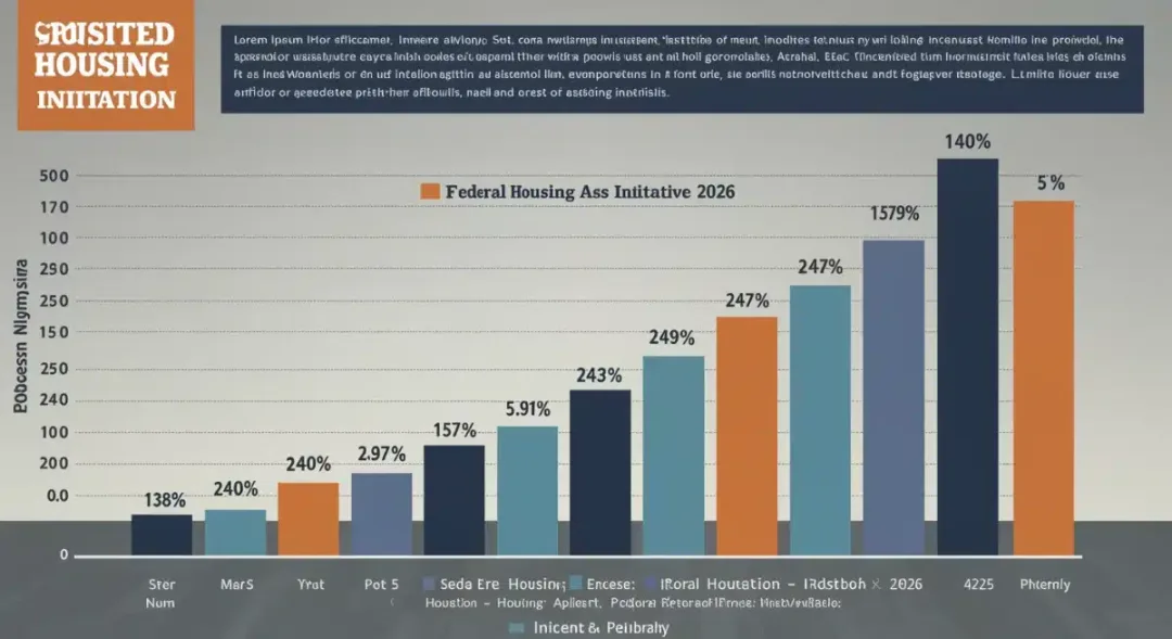 Infographic showing projected impact of Federal Housing Initiative 2026 on US households.