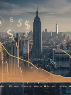 Graph illustrating declining US inflation trends with a 2.5% decrease by late 2026