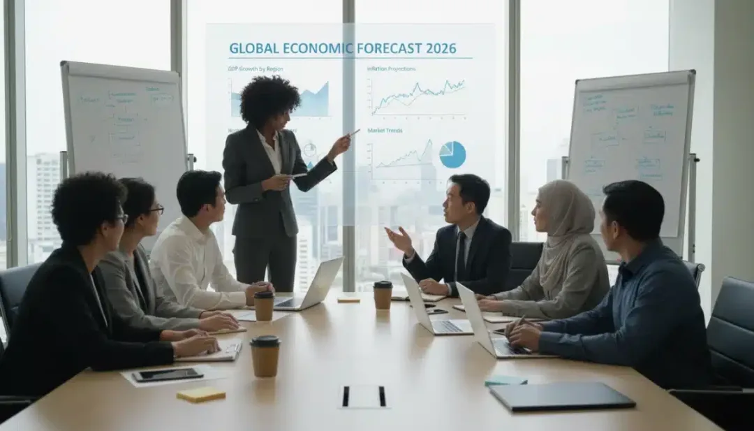 Experts discussing economic reports and 2026 GDP growth projections.