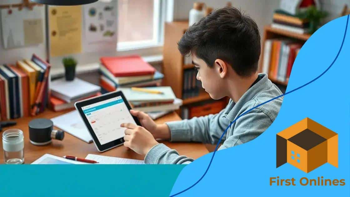Creating a structured learning schedule