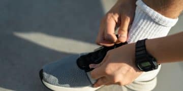A man doing the test of Nike product launches.