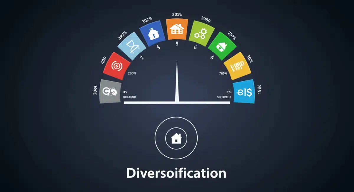 Diverse investment portfolio showing balanced asset allocation