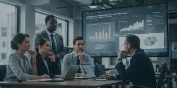 Professionals discussing new US workforce policy changes