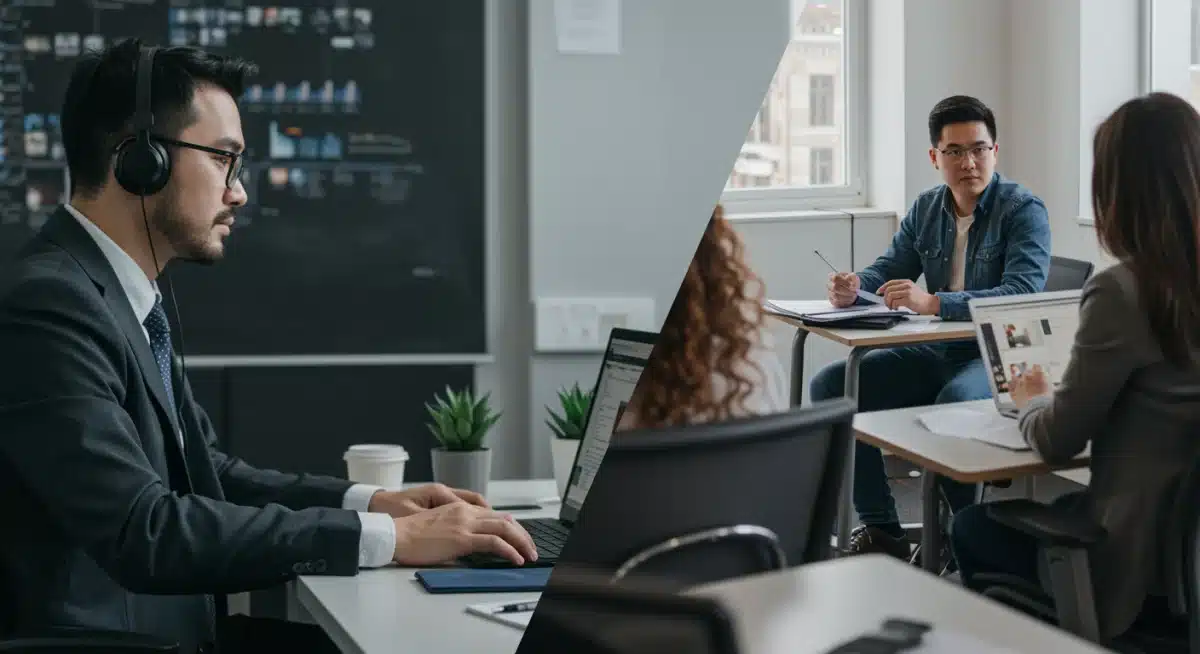 Professional upskilling through virtual classroom and remote work