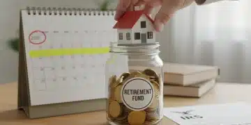 Hand placing savings into a jar, symbolizing retirement planning for 2026 with new IRS limits. Retirement Planning 2026